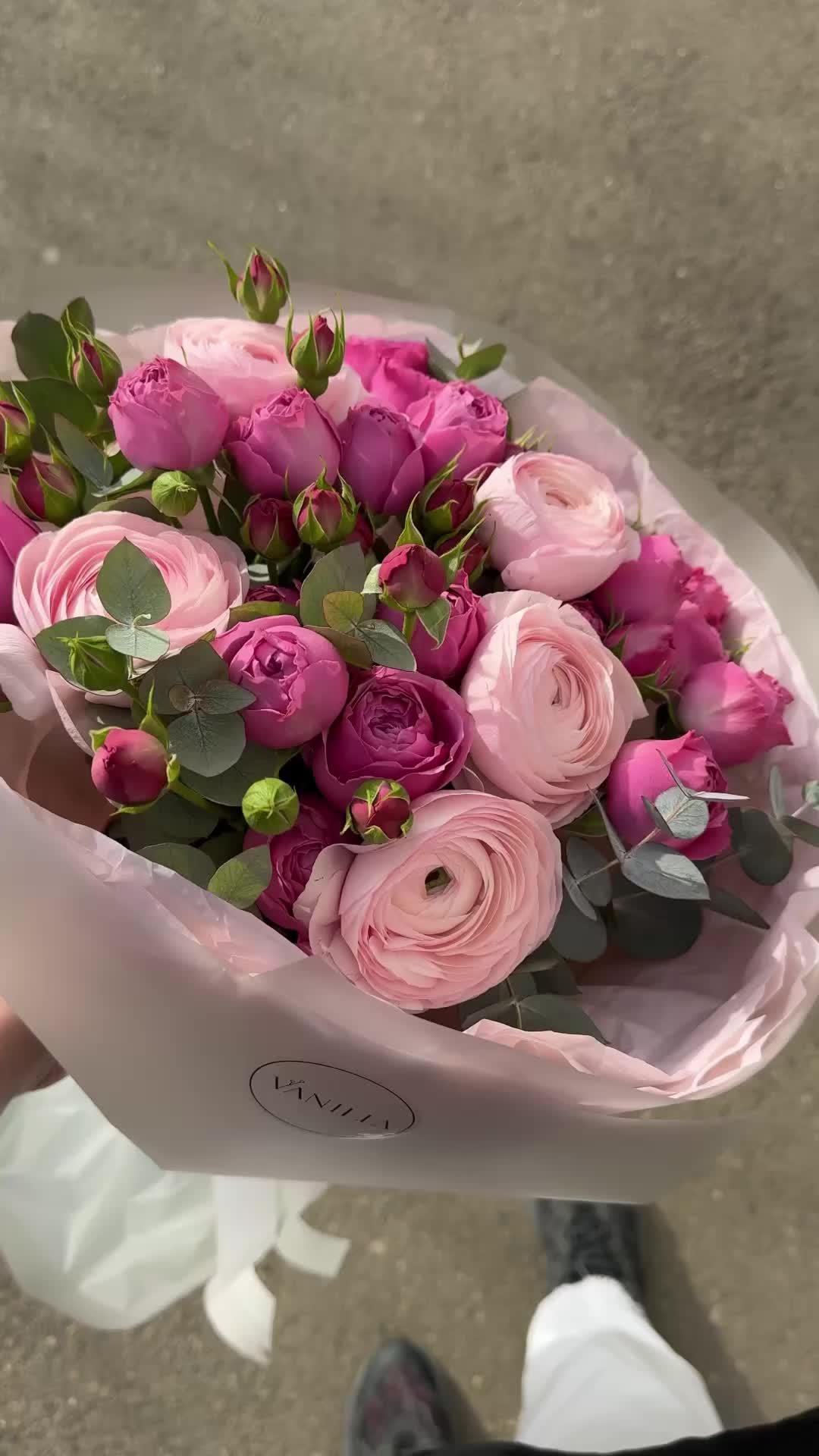 Stem & Story Studio workshop space where corporate flower arrangements are designed and prepared for business delivery